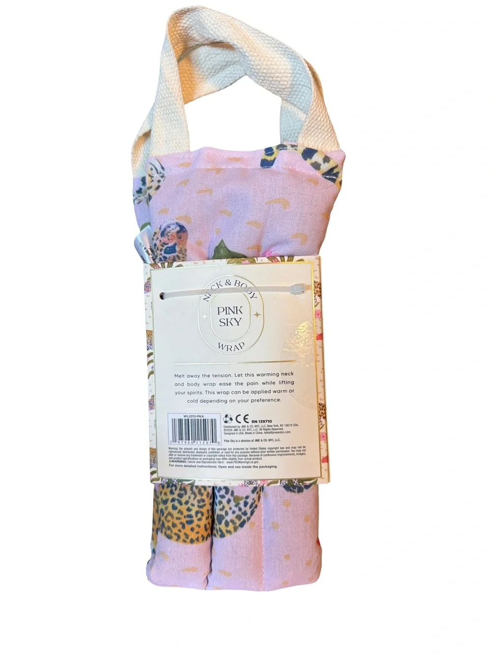Pink Sky NWT Lavender-Infused Neck & Body Wrap and Eye Mask Pampering Gift Set